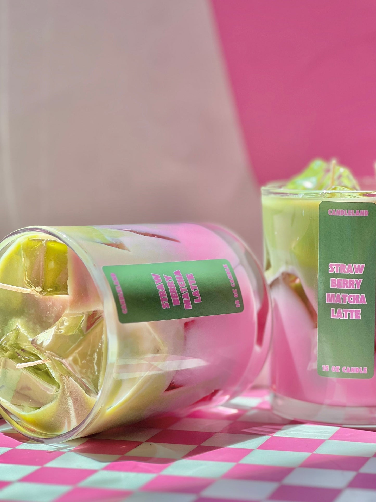 Strawberry Matcha Latte Candle