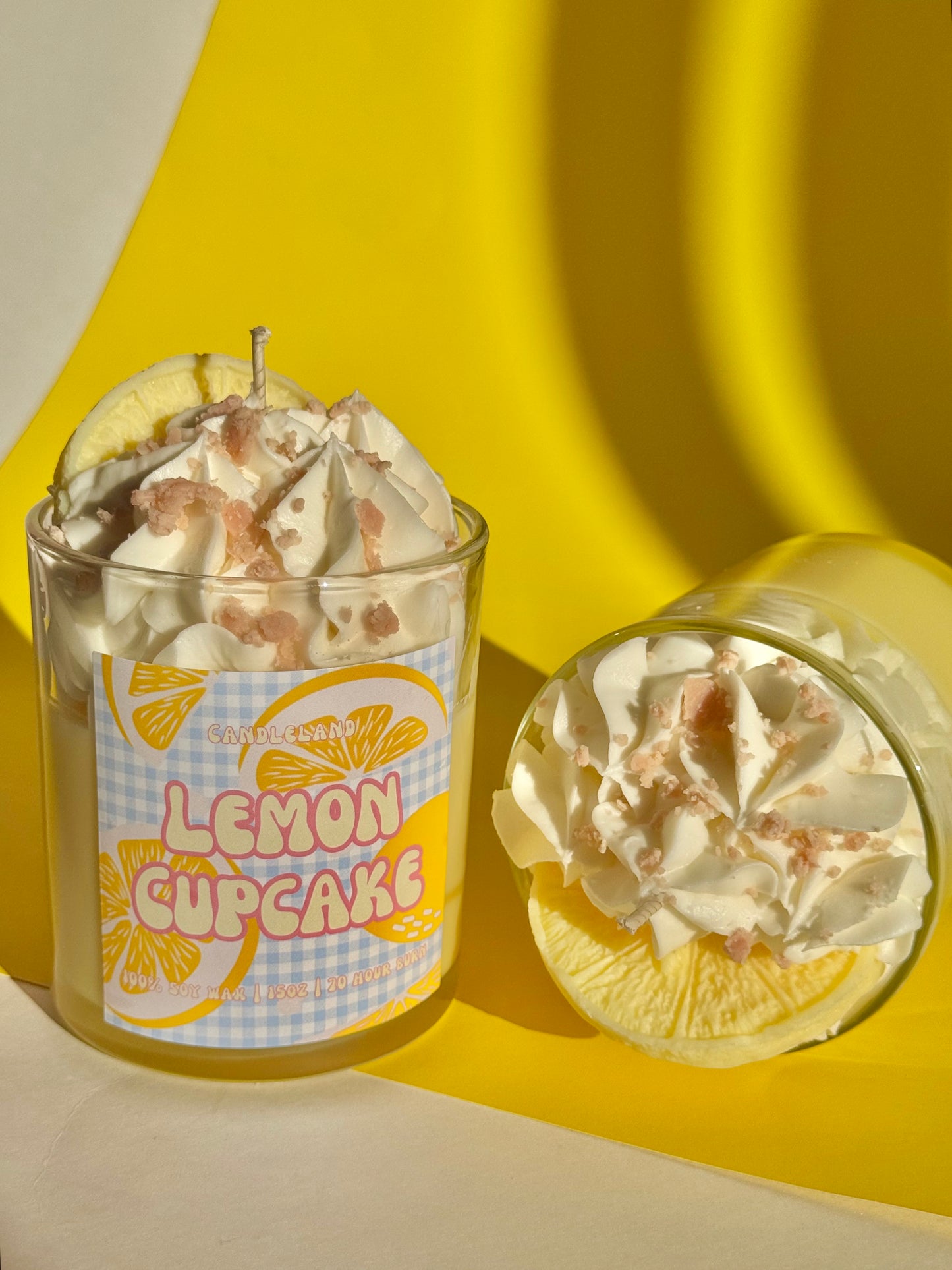 Lemon Cupcake Candle