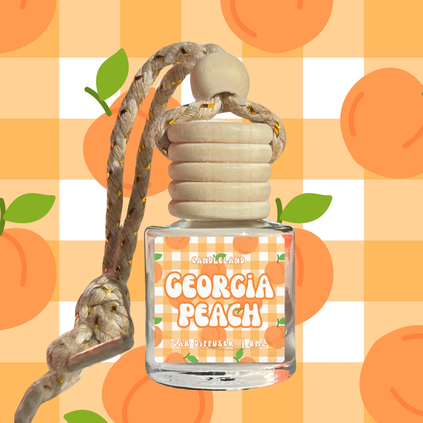 Georgia Peach Car Freshener