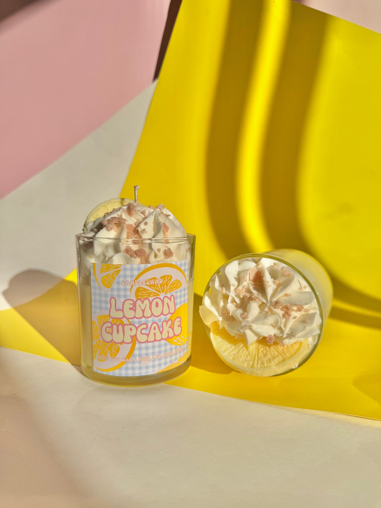 Lemon Cupcake Candle