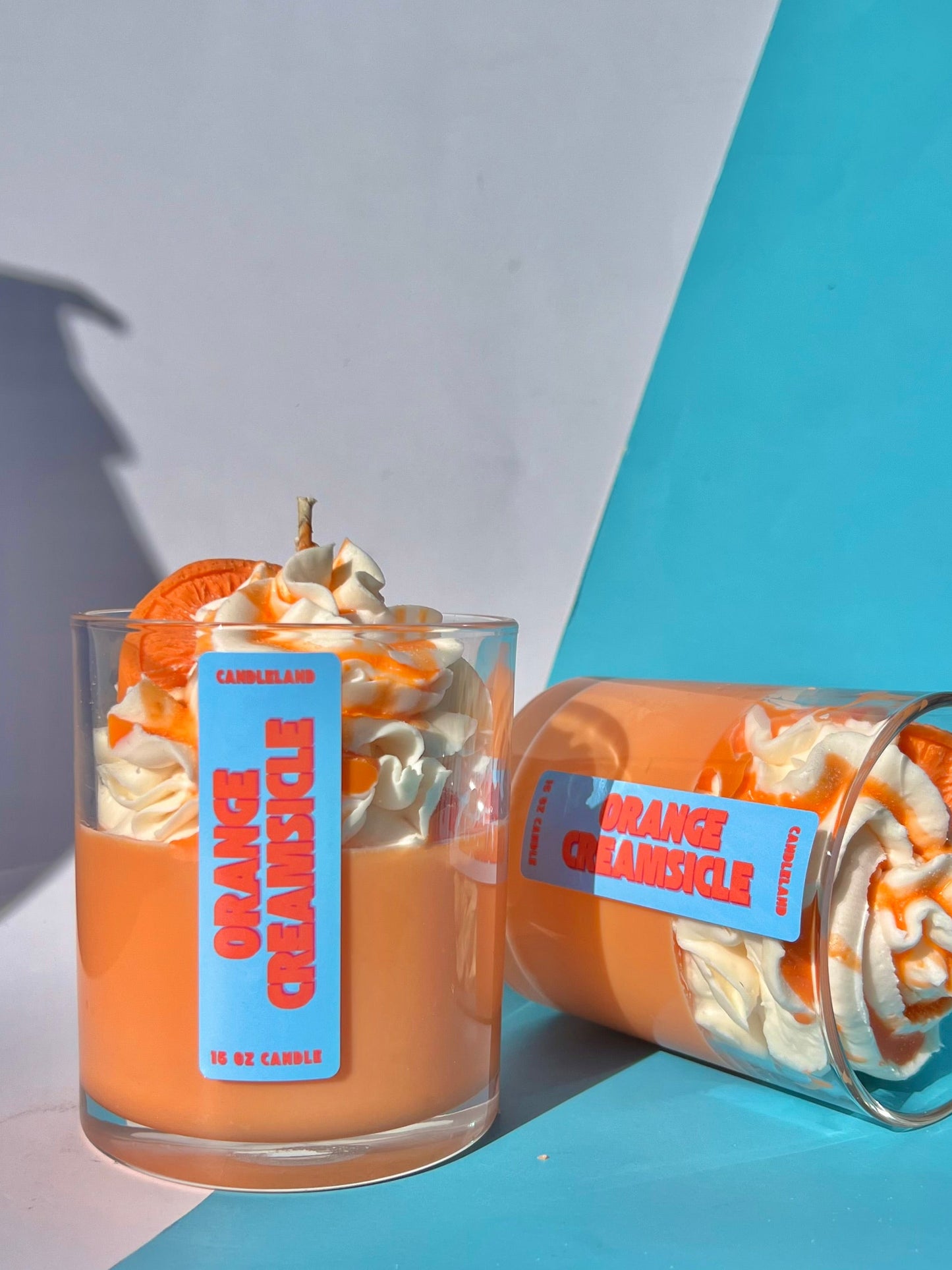 Orange Creamsicle Dessert Candle