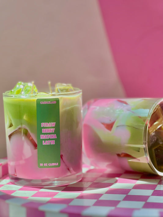 Strawberry Matcha Latte Candle