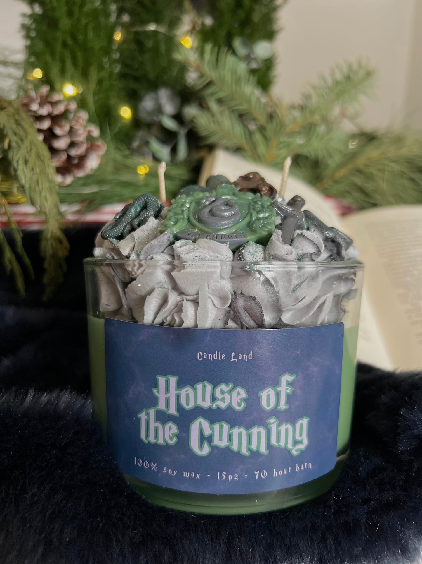 Slytherin Candle