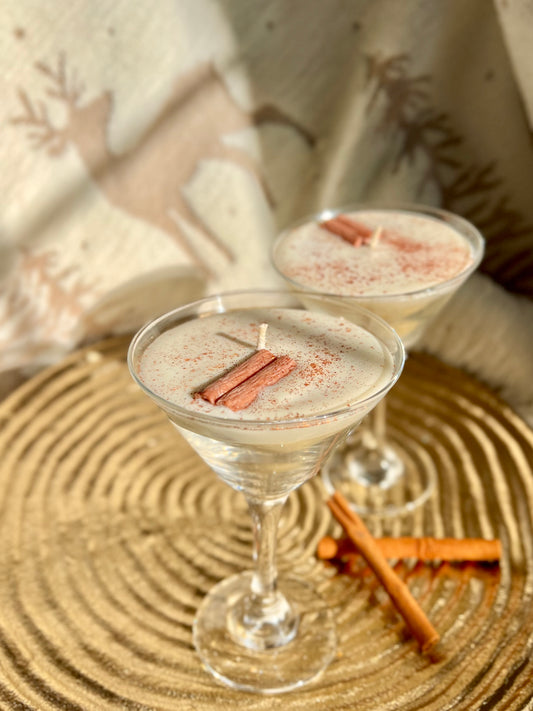 Eggnog Martini Candle